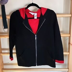 Liz Claiborne full zip hooded sweatshirt